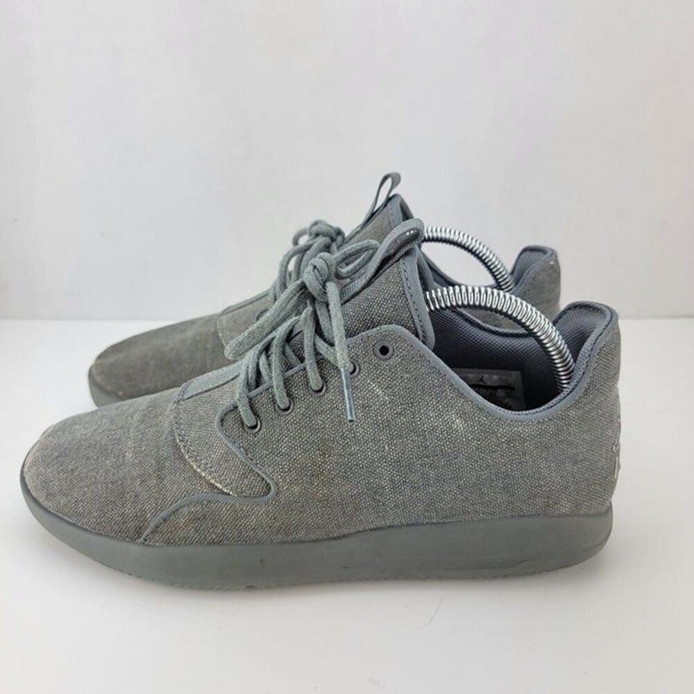 Nike Mens Size 8 Air Jordan Eclipse Grey Canvas Sneakers Shoes 724010-024